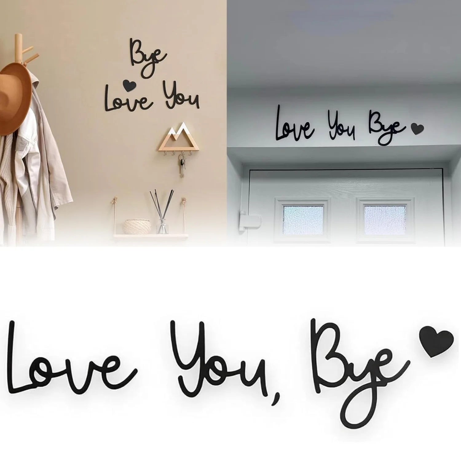 Love You Bye Sign 2
