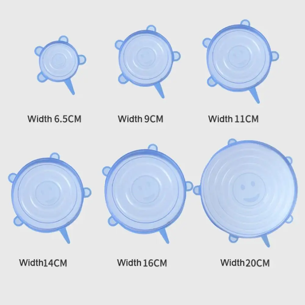 Silicone Stretch Lids – Reusable Food Seal Covers