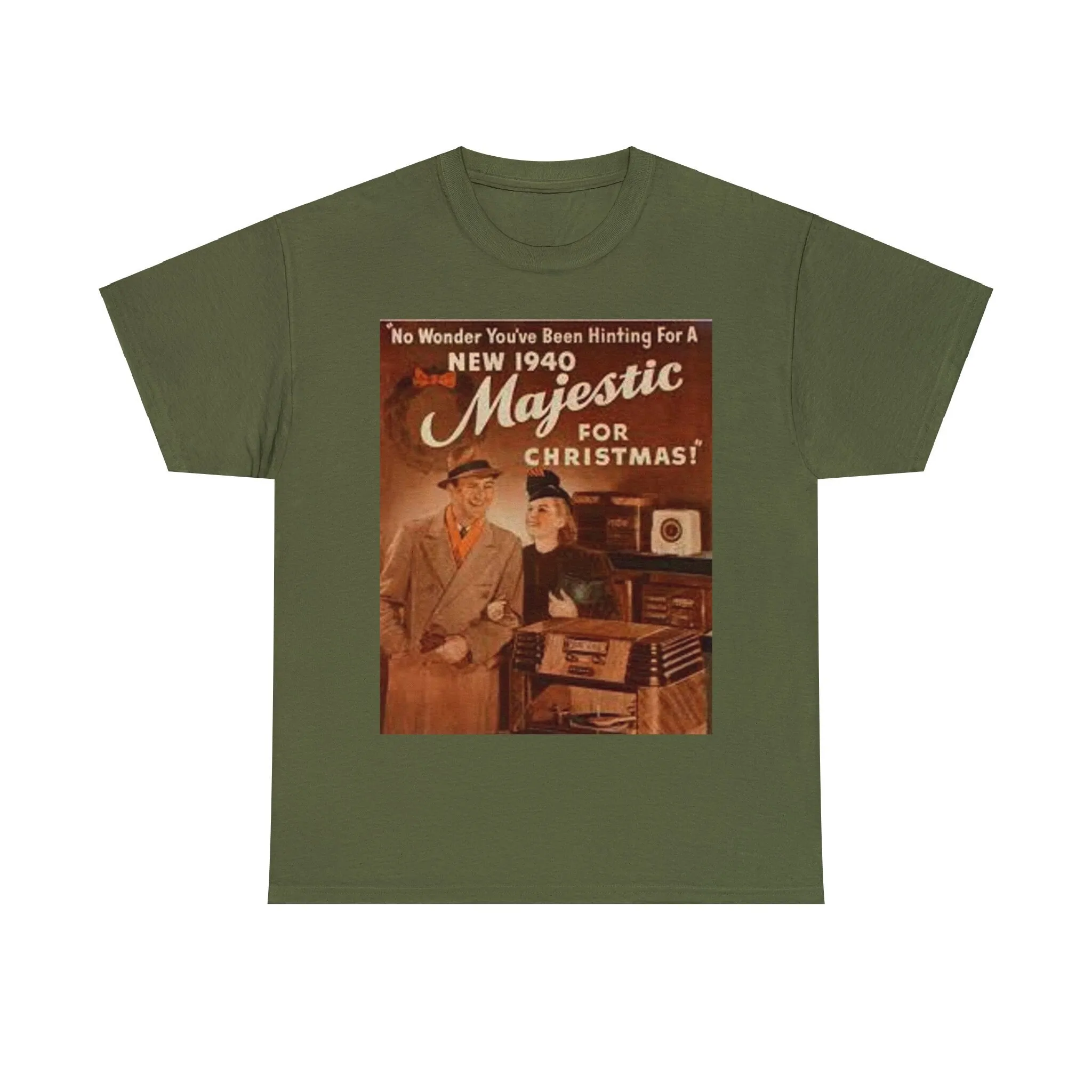 T-Shirt Radio Vintage Majestic