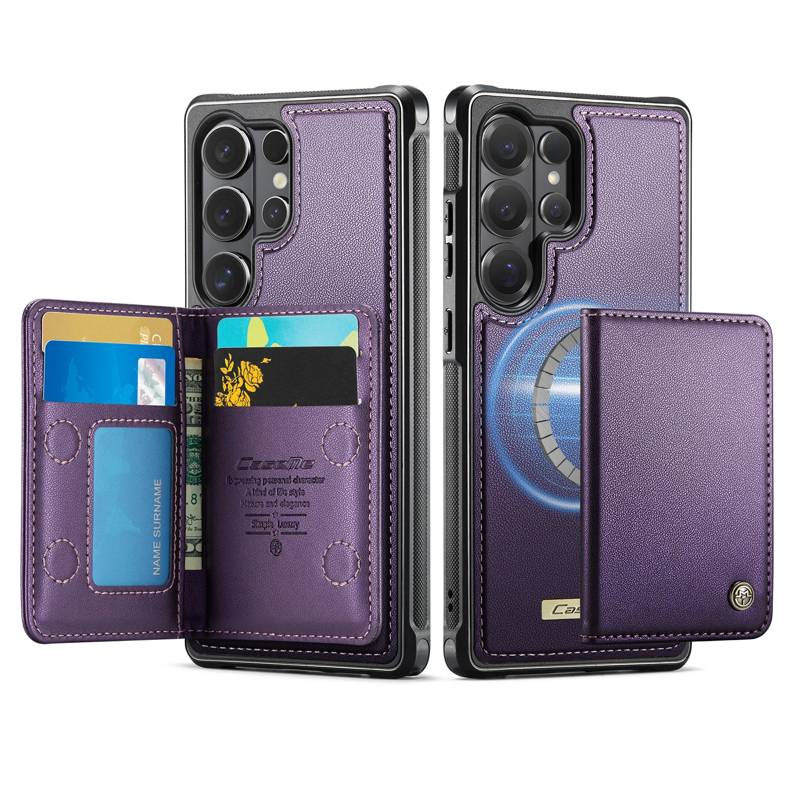 Magsafe Magnetic Leather Wallet Phone Case