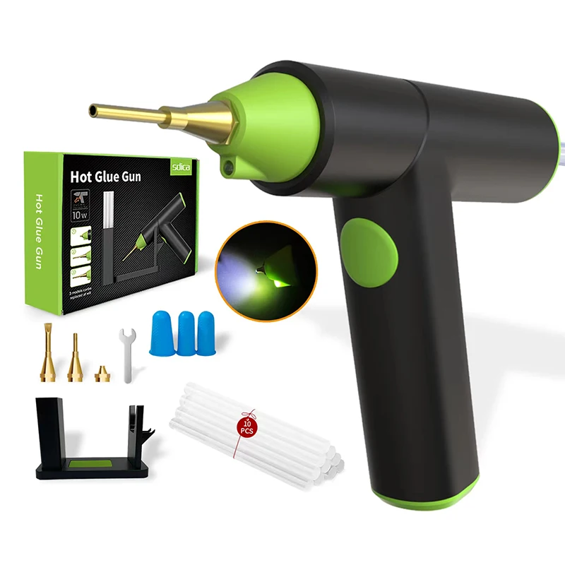 Cordless Hot Glue-Gun USB Glue-Gun Glue-Guns Kit Rechargeable For Crafts  DIY Arts Home Repairs - AliExpress