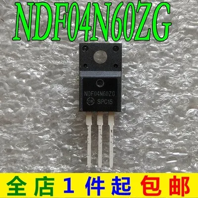 

Original 4PCS/ NDF04N60ZG 04N60ZG 600V 4A TO-220F