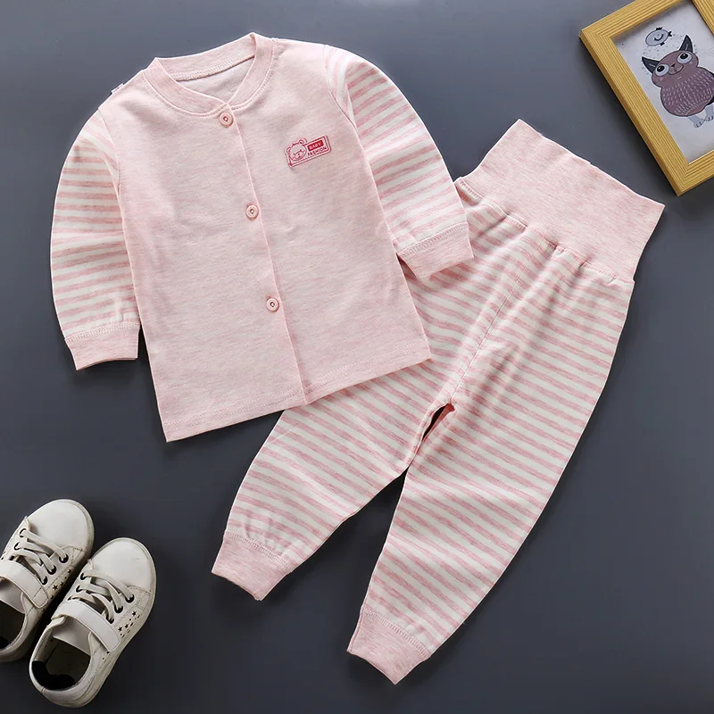 Infant High Waist Belly Pants Pure Cotton Fitted Suit Baby Belly Pants