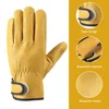 Work Gloves Sheepskin Leather Workers Work Welding Safety Protection Garden Sports Motorcycle Driver Wear-resistant Gloves 5