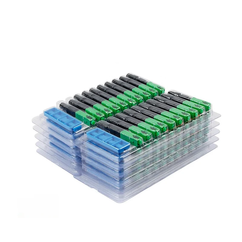 50pcs 100pcs SC APC Fast Connector Embedded Connector FTTH Tool Cold Fiber Fast SC Fiber Optic