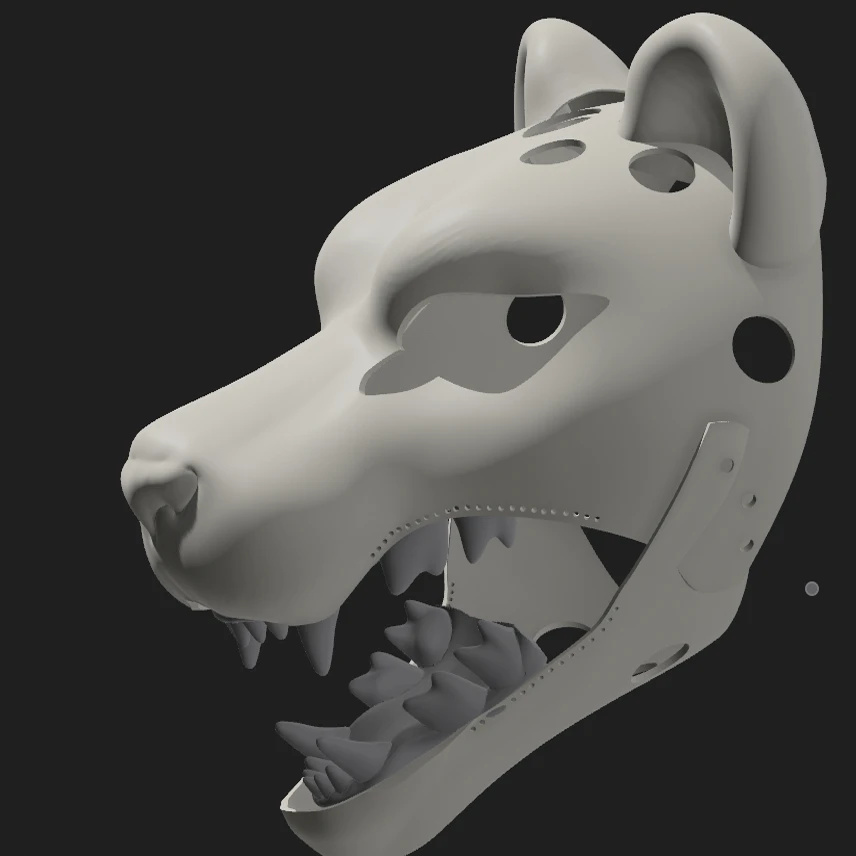 けもの着ぐるみヘッドベースアクセサリー衣装可動顎着ぐるみ DIY