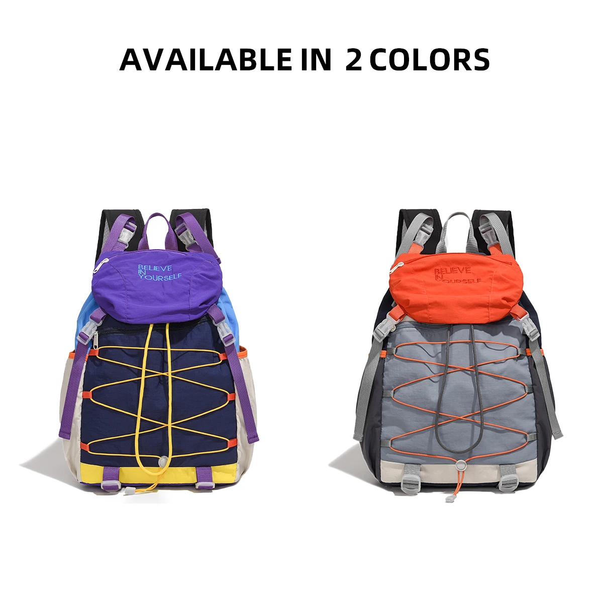 Backpack for Women, Lightweight Travel, New Style, Commuter Student School Bag, Large Capacity Travel Backpack, Drawstring Shoulder Bag, Crossbody Bag, Outdoor Sports, Hiking