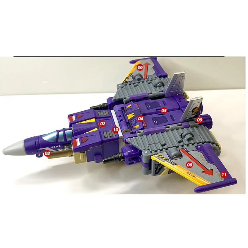 Water Sticker Upgrade Kit For Transformation MFT MS-28 Blitzwing Action Figure Accessories