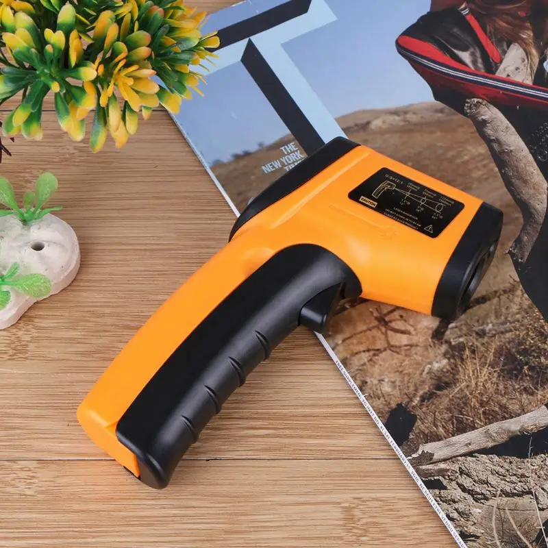 Food Thermometer GM320 Digital Non-Contact Pyrometer for Cooking Pizza Oven-50 ~ 380 &deg;