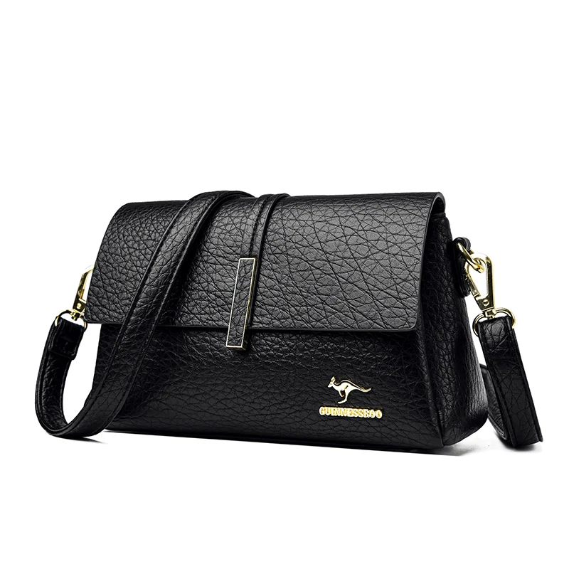 Piccola borsa a tracolla donna stile retro casual borsetta spalla_voghion.com