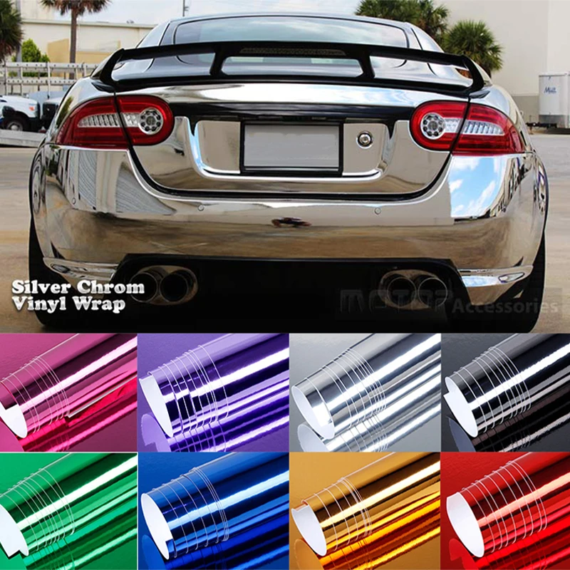150cm-Chrome-Mirror-Wrap-Vinyl-Covering-Film-Sticker-Decal-Roll-Sheet ...