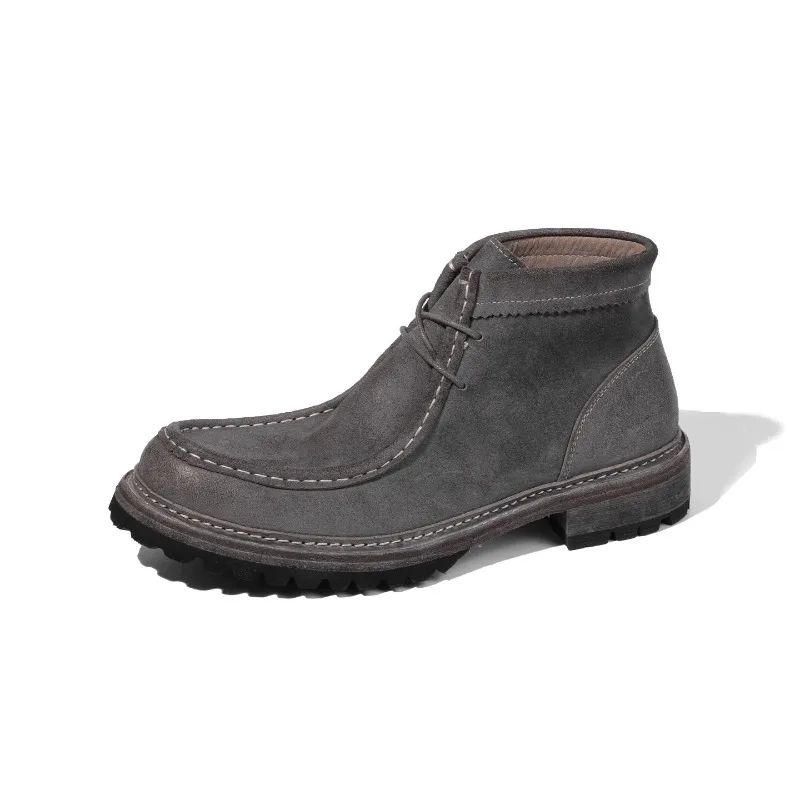 British Style Genuine Leather Men's Boots
