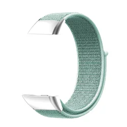 Breathable Nylon Sport Strap Bracelet for Honor Band 6 (Marine green)