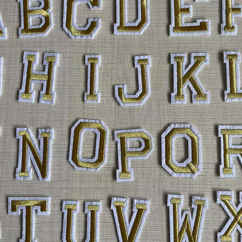 Iron On Embroidery Letters