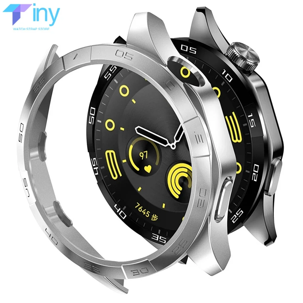 Sleek Protective Hard Bumper Case for Huawei Watch GT 4 (46mm) - Unisex Accessory