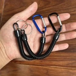 Tactical Retractable Anti - Loss Lanyard with Carabiner (2 PCS)
