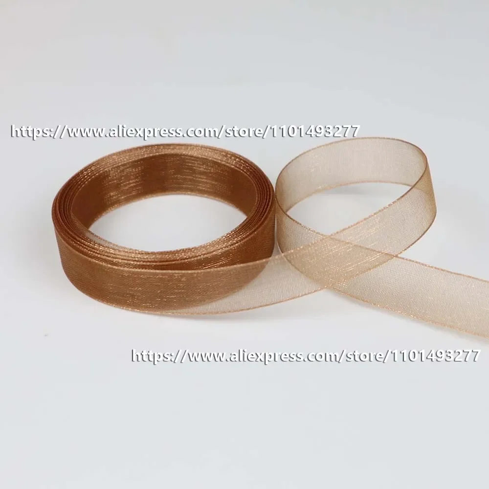 5 Yards Organza Ribbon for Gift Wrapping and Crafting