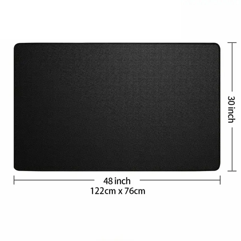 Reusable Large Fiber Coating Fireproof Fire Pit Mat Premium Deck and Patio Grill Mat BBQ Under Grill
