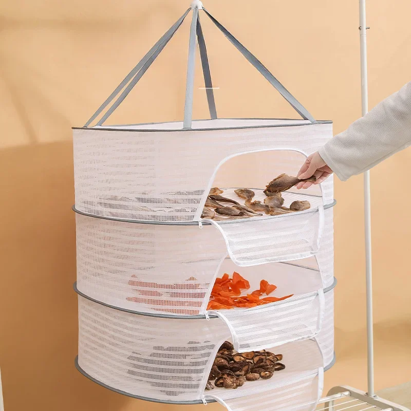 Foldable Balcony Drying Net for Drying Things Fly Proof Cage for Home Use Portable Fish Drying Net for Drying Vegetables 5