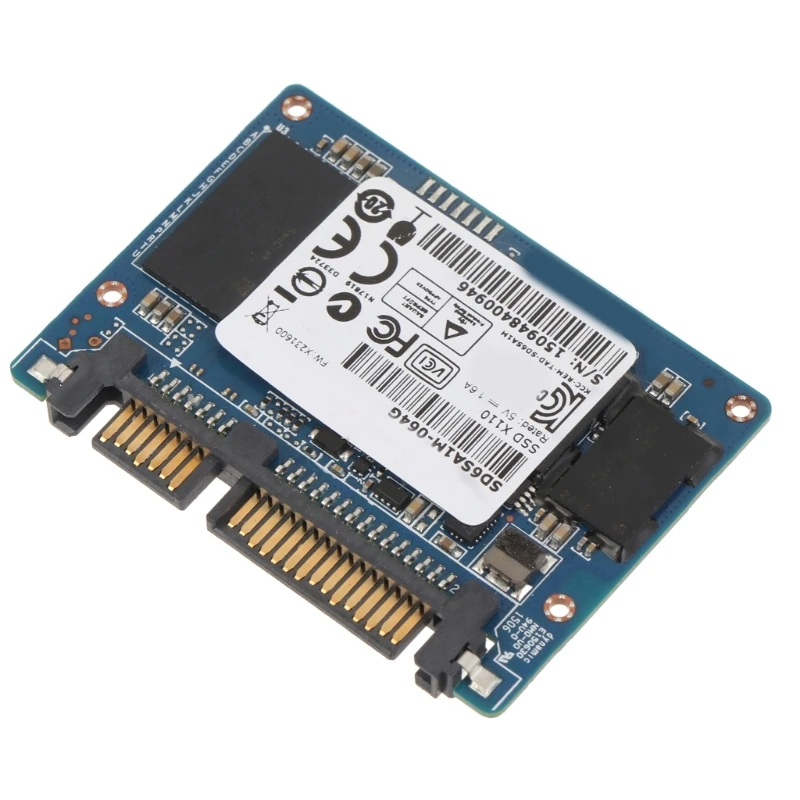 Mini Ssd Da 64Gb Adatto Per Ssd M500 M551 Half Slim Solid-State Drive Per Notebook Server- Pos- Machine Computer
