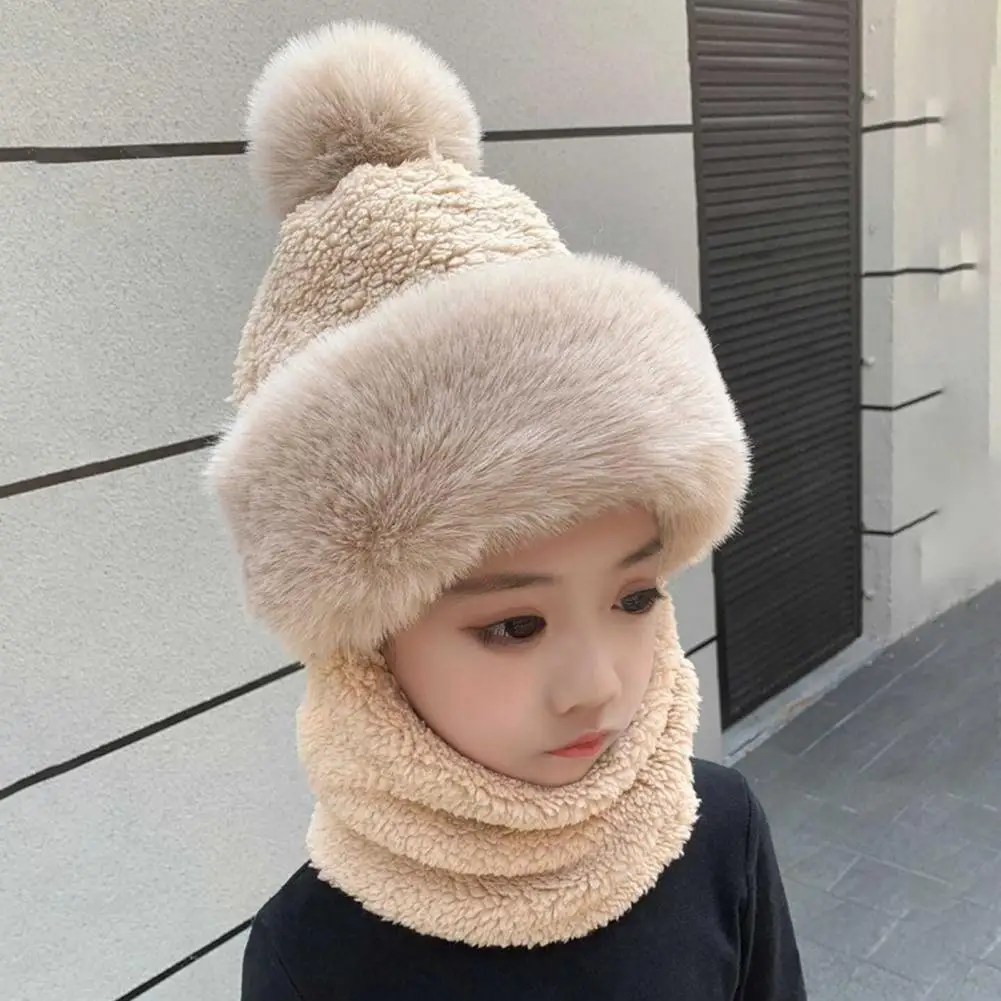 

Windproof Hat Durable Windproof Winter Hat Set Soft Plush Warmth for Women in Cold Weather Outdoor Comfort Style Warm Hat
