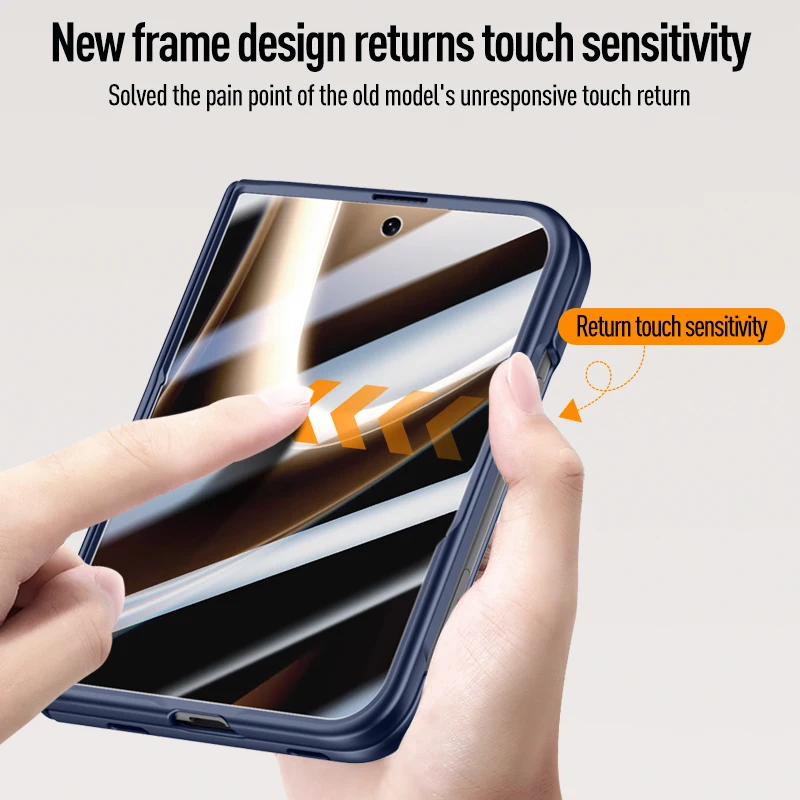All-in-One Magnetic Phone Case with Stand & Ring, Includes Tempered Glass Front Film and Delicate Touch Finish