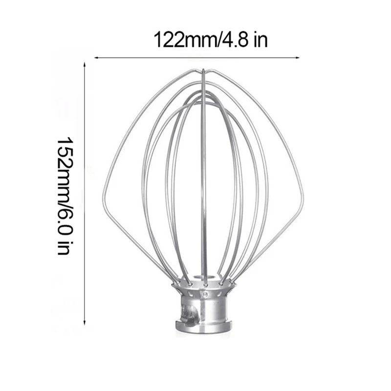 Food Mixer Chef machine stirring accessories Mixer beat egg cage Stainless steel and face hook Mixer egg beater accessories Stirring paddle