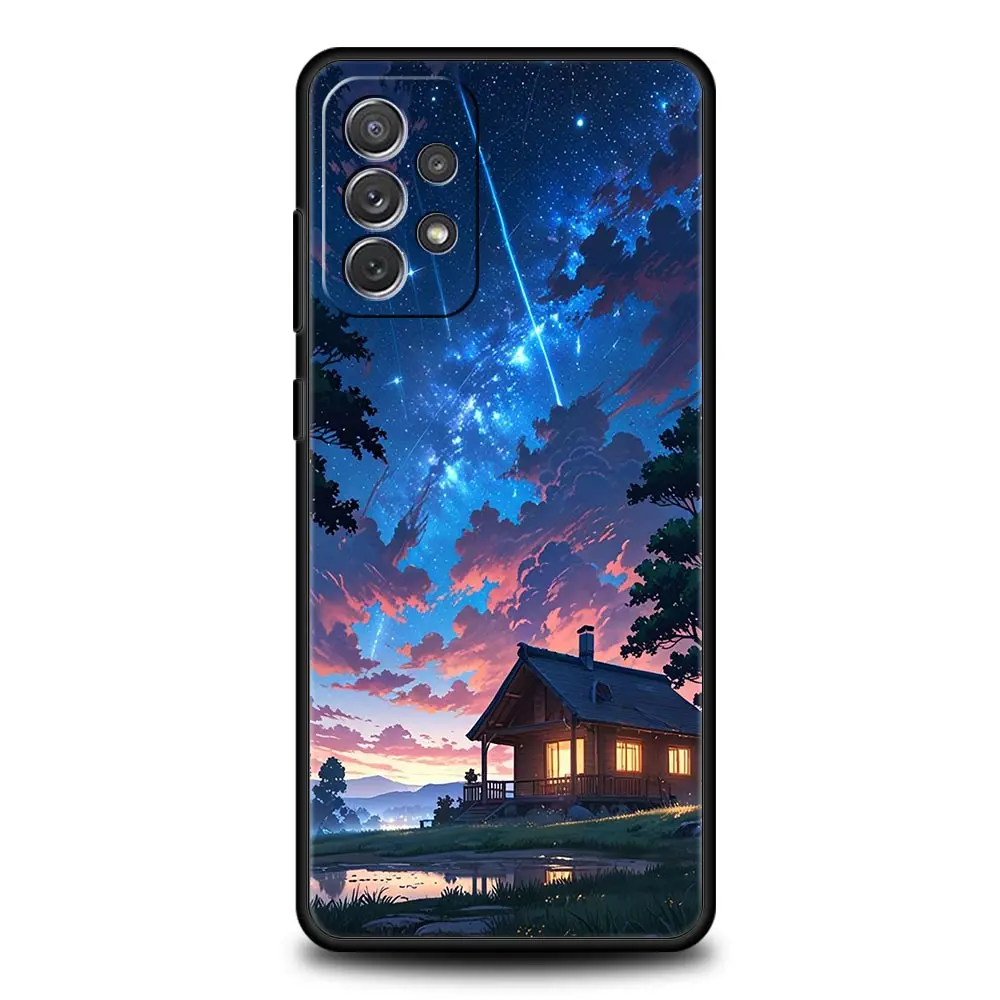 Whimsical Cartoon Sky Phone Case Cover