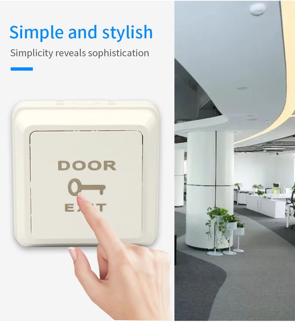 Pulsante Uscita 12V Per Controllo Accessi - NO/NC/COM, Per Casa O Ufficio