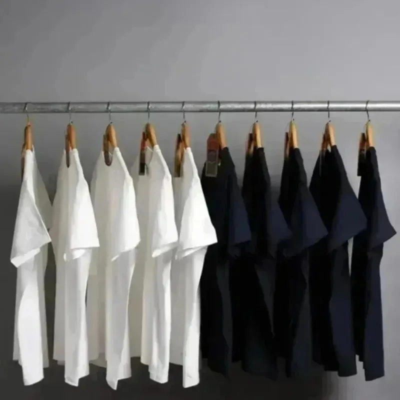 Nuove magliette americane da uomo e da donna con stile personalizzato e alla moda, girocollo ampio e casual, maniche corte per coppie - immagine 5