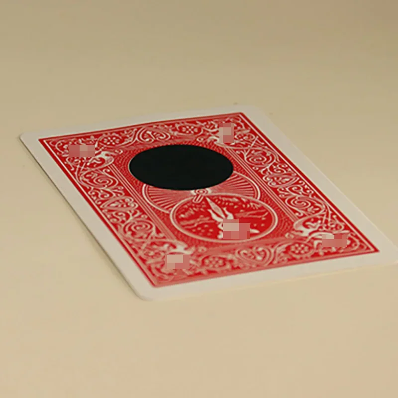 Pen Thru Card by J.C Magic Tricks Black Hole Penetration Magia Magician Close Up Street Illusions Gimmicks Mentalism Props