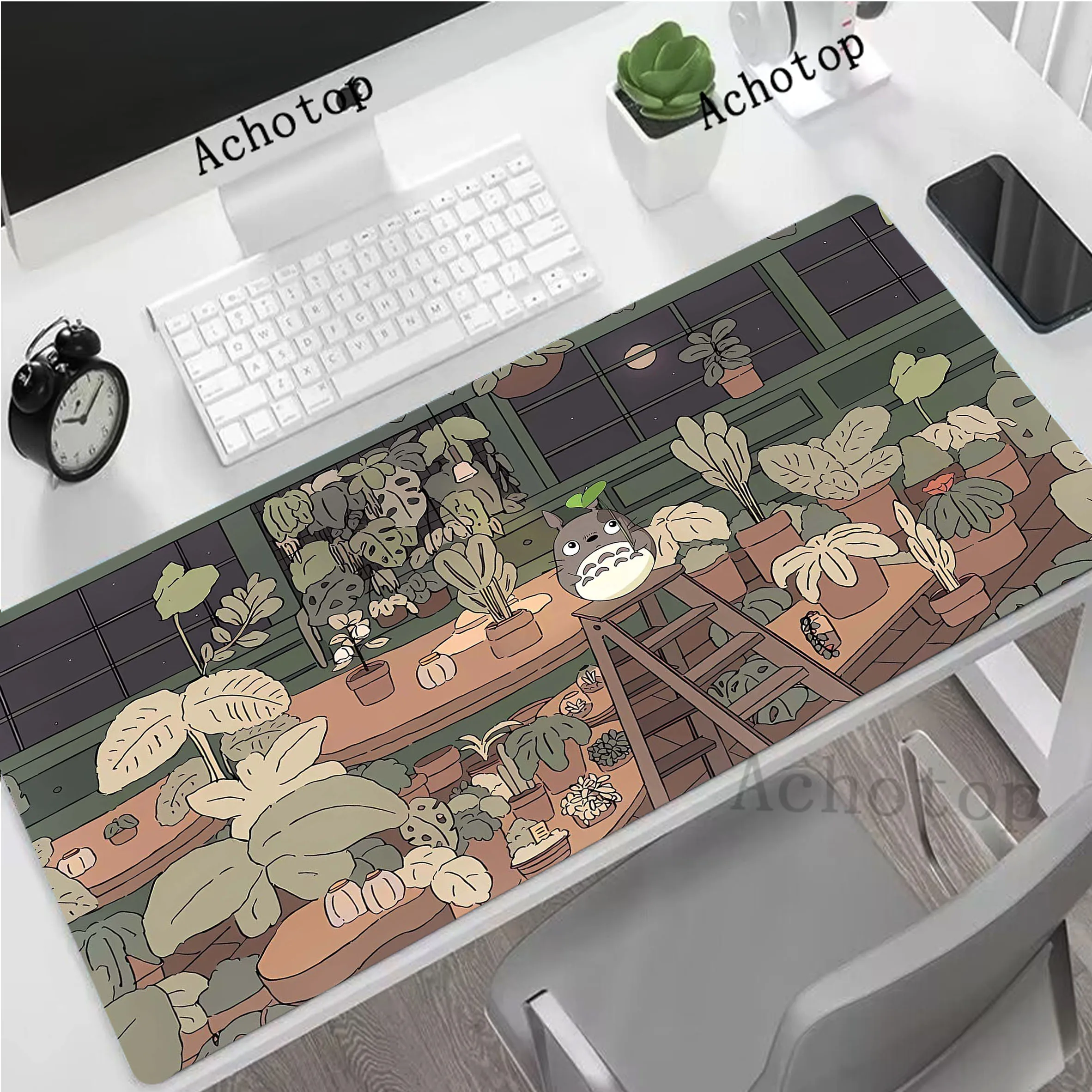 

Kawaii Mousepad Gaming Speed Keyboard Pads Locking Edge Mouse Pad Anti-slip XXL Rubber Carpet Locked Edge Mouse Mat 900x400mm