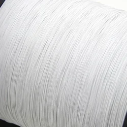 High - Conductivity Ultra - Fine FEP Litz Wire - PTFE Coated Copper Cable - 28AWG (WHITE)