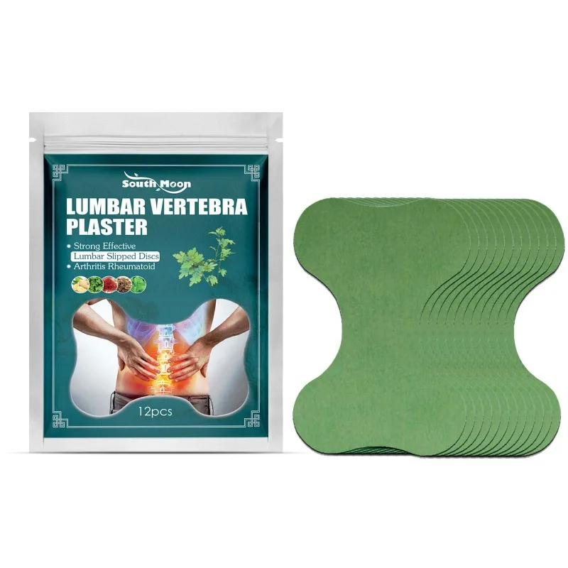 Lumbar Vertebra Plaster Treat Piriformis Syndrome Muscle Back Lumbar Disc Herniation Relieving Sciatica Natural Mugwort Patches