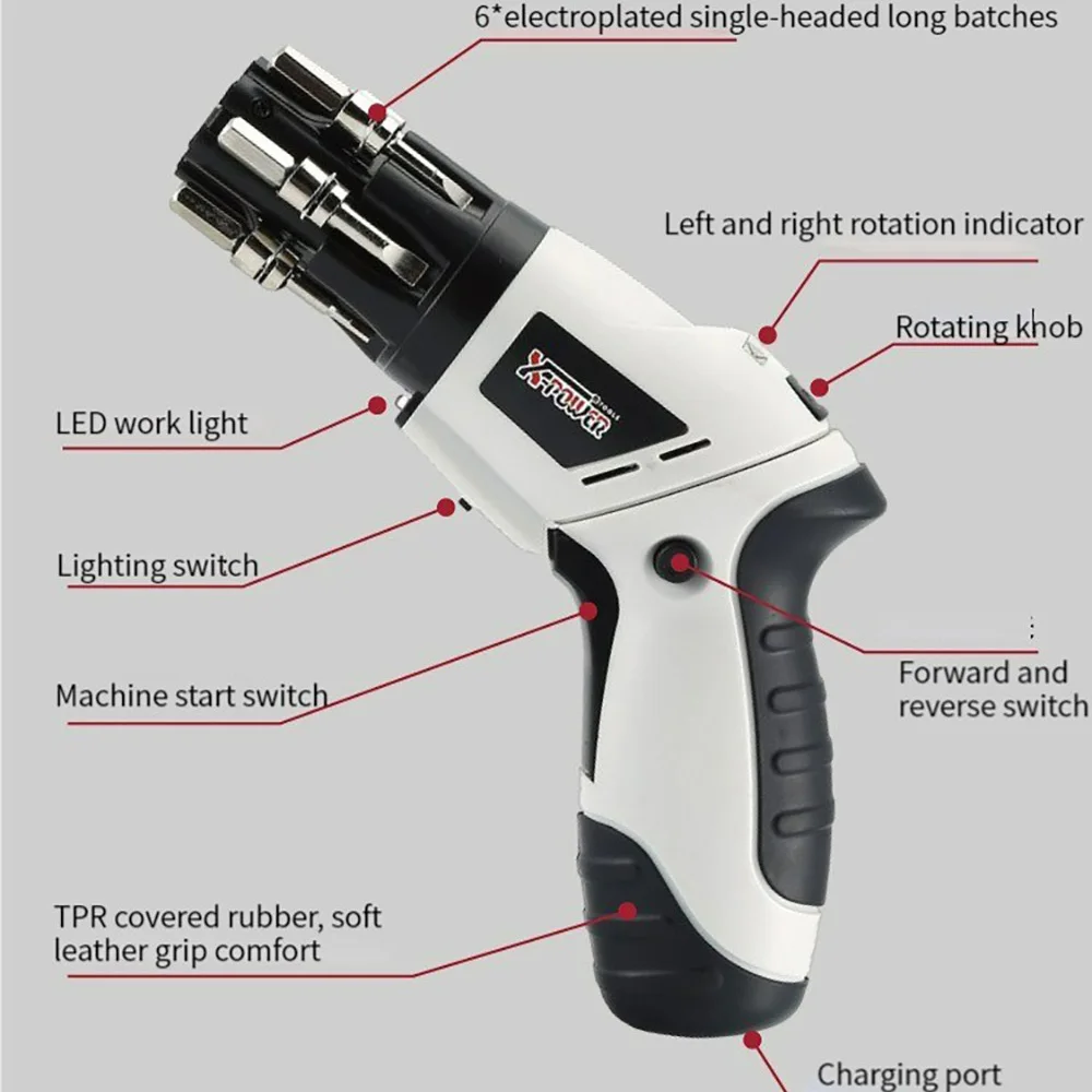 3Nm Cordless Electric Screwdriver Multifunctional