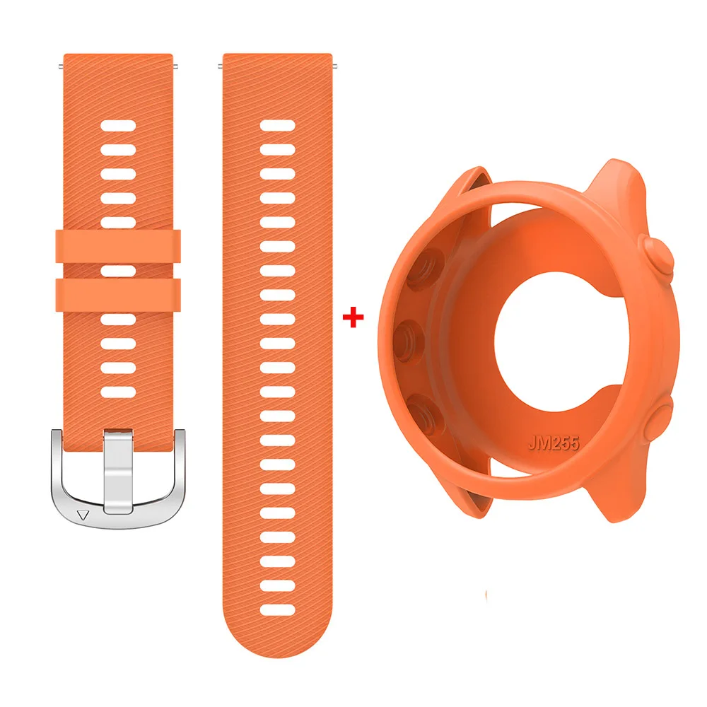 Silicone Strap with Protective Case - Premium Replacement Watch Band
