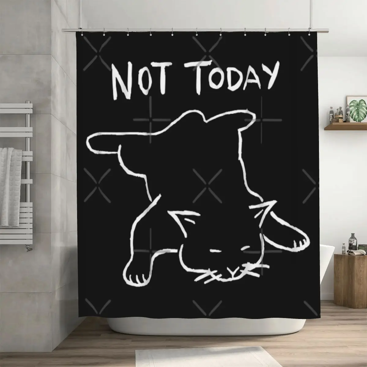 

Занавеска для душа, 72x72 дюйма, с крючками