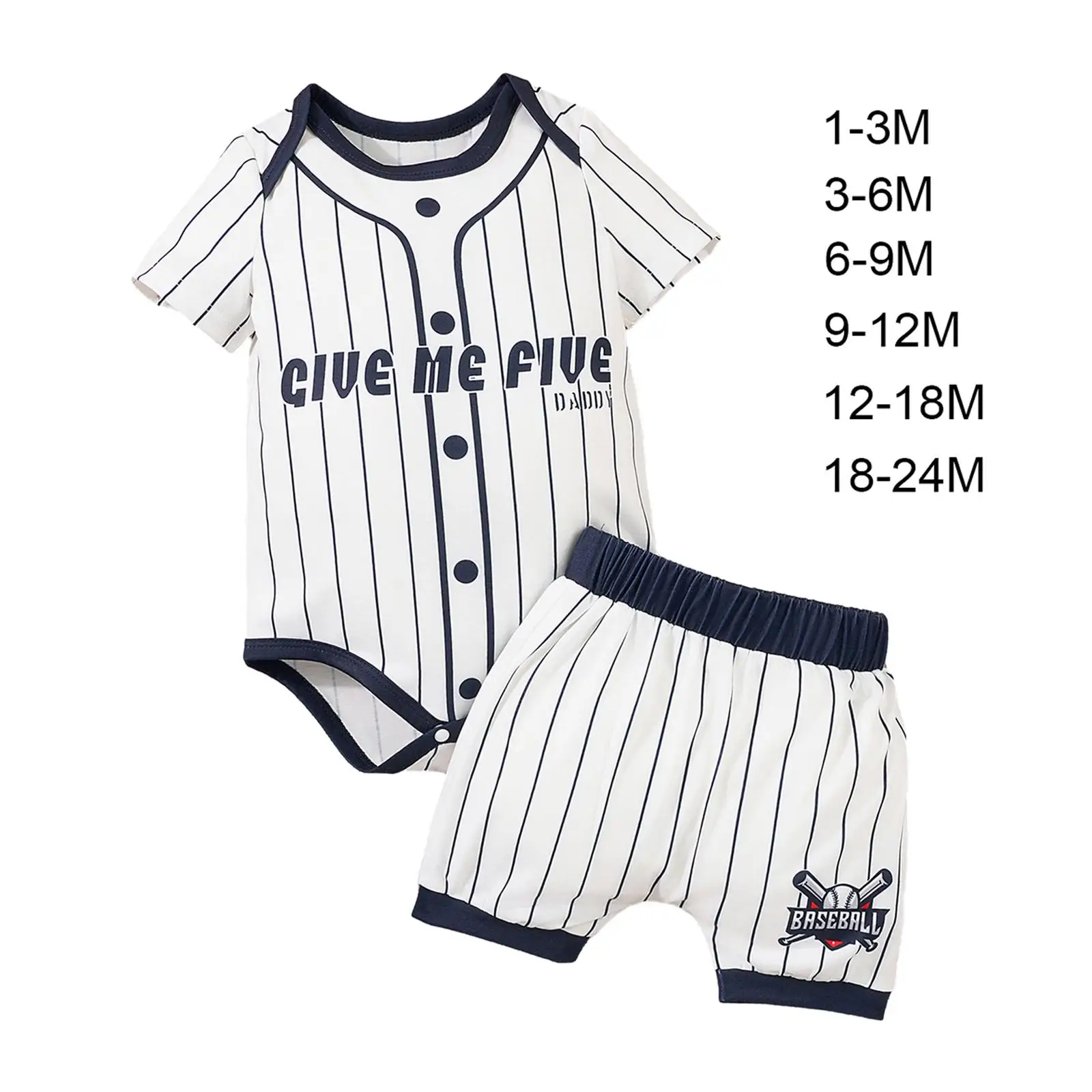 

Baby Sport Printed Top Shorts Cute Baby Summer Clothes Clothes Set for Parties Play Wear Holiday Outfits Family Days Photo Props