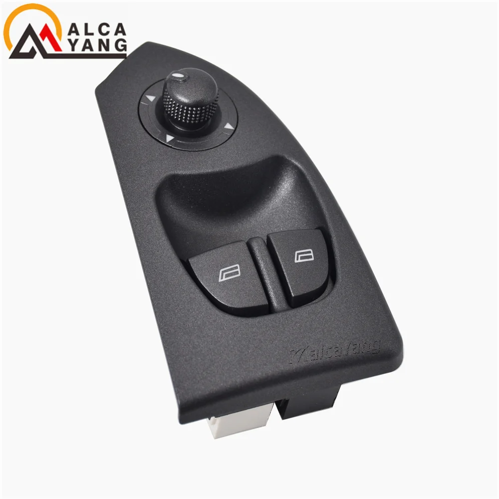 Interruttore Alzacristallo Elettrico Per Peugeot Boxer II / Citroen Jumper / Fiat Ducato (2006-2016) - OE 735421419, Nero