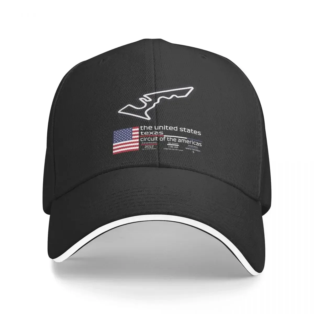 

Circuit of the AmericasF1 Records Baseball Cap Luxury Man Hat |-F-| Sunhat Sun Hat For Children Female Men's