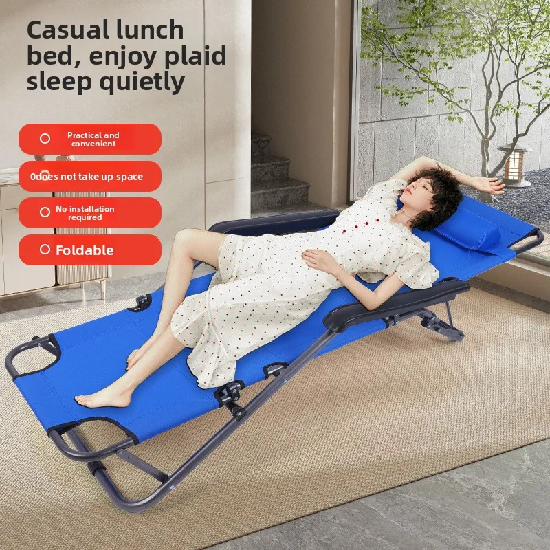 Lit De Camp Pliable Avec Matelas – Armée / Camping – Gris 62x180 Cm