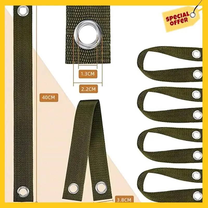 A45G-Tree Strap With Grommet Strong Load Bearing Good Support Effectively Fixed Newly Planted Branch Belt Garden Tool