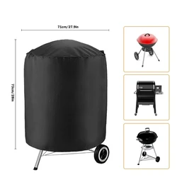 Premium Waterproof Heavy Duty BBQ Grill Cover - Dustproof Oxford Cloth for Outdoor Protection (71x73cm)