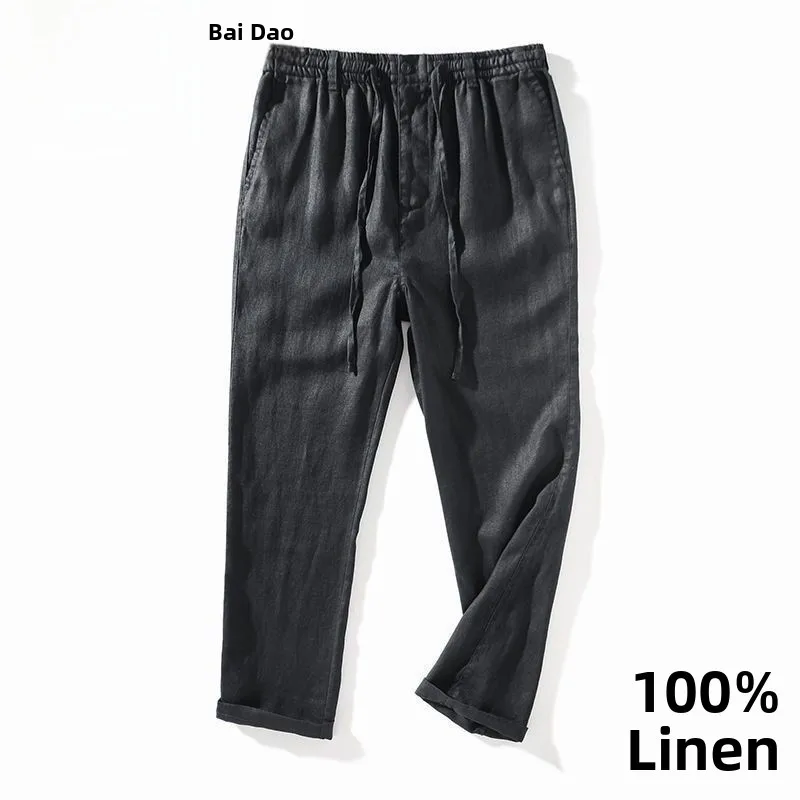 Black//5 yuan discount//high quality cotton and linen