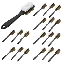 Double-sided Cleaning Brush Rubber Eraser Set Fit for Suede Nubuck Shoes Steel with Plastic Rubber Boot Household Cleaning Tools 1