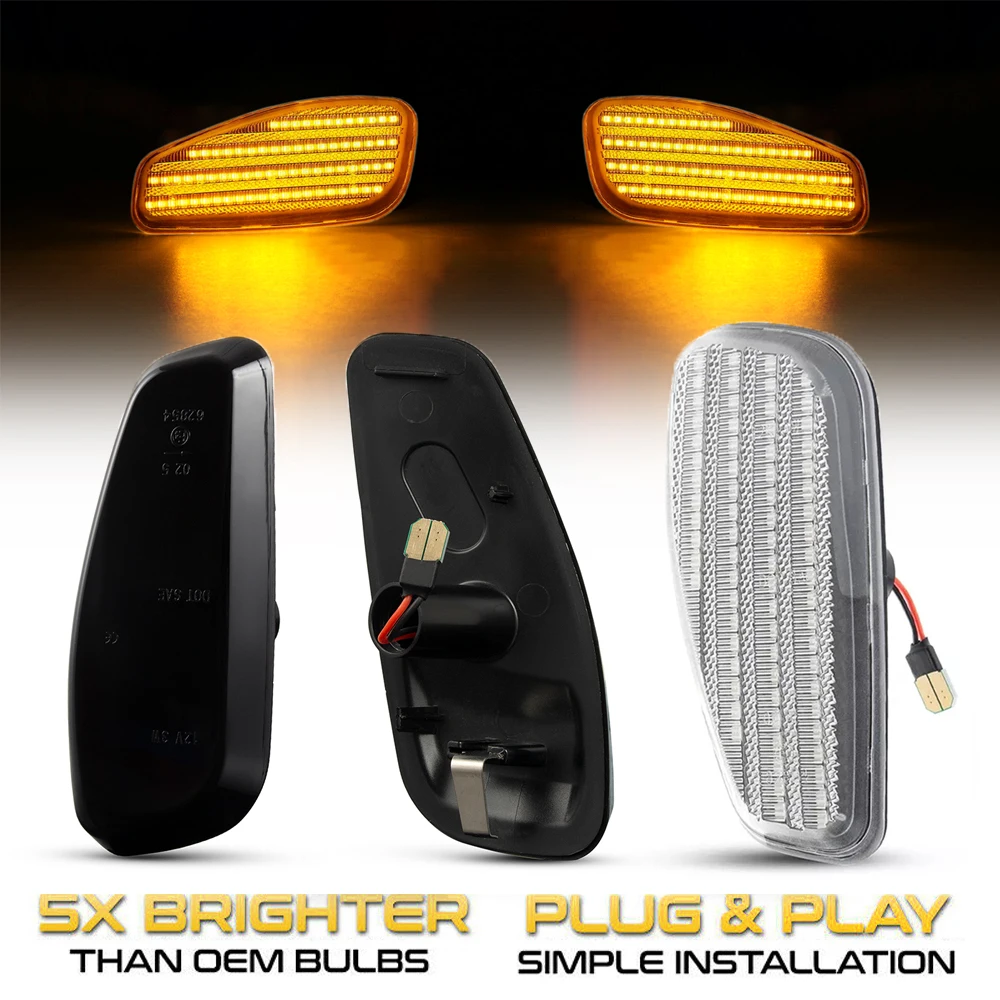 ドアミラーカバーキャップ グロスブラック ライト付き サイドミラー