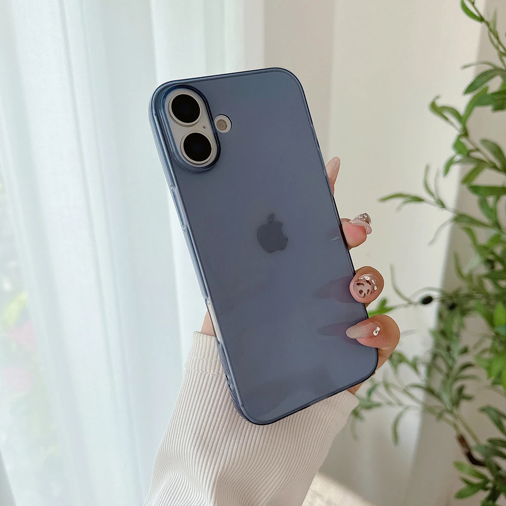 Luxury Transparent Colorful Soft TPU Case - Ultra Thin Candy Color Clear Shell