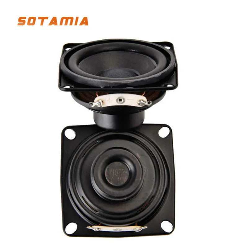 Sotamia 2Pcs 53 Millimetri Audio Altoparlante Full Range Driver 8 Ohm 10W Fai Da Te Musica Stereo Altoparlante Senza Fili Di Bluetooth Computer Di Cas