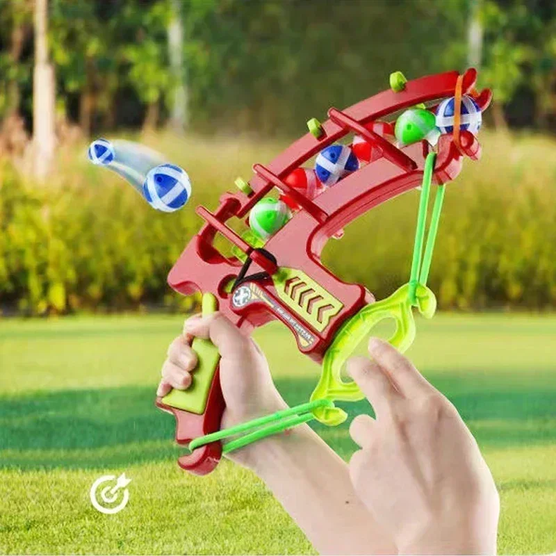 New Montessori Throw Sport Slingshot Target Sticky Ball Dartboard Basketball Board Games Educational Children's Outdoor Game Toy