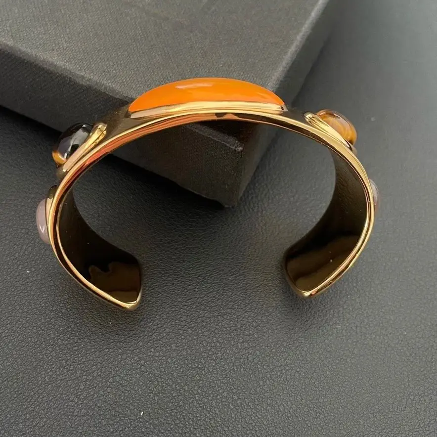 Bracelet Fashion Light Luxury Retro Opening Irregular Geometry Atmospheric Accessories Bracelets Wholesale Parures De Bijoux